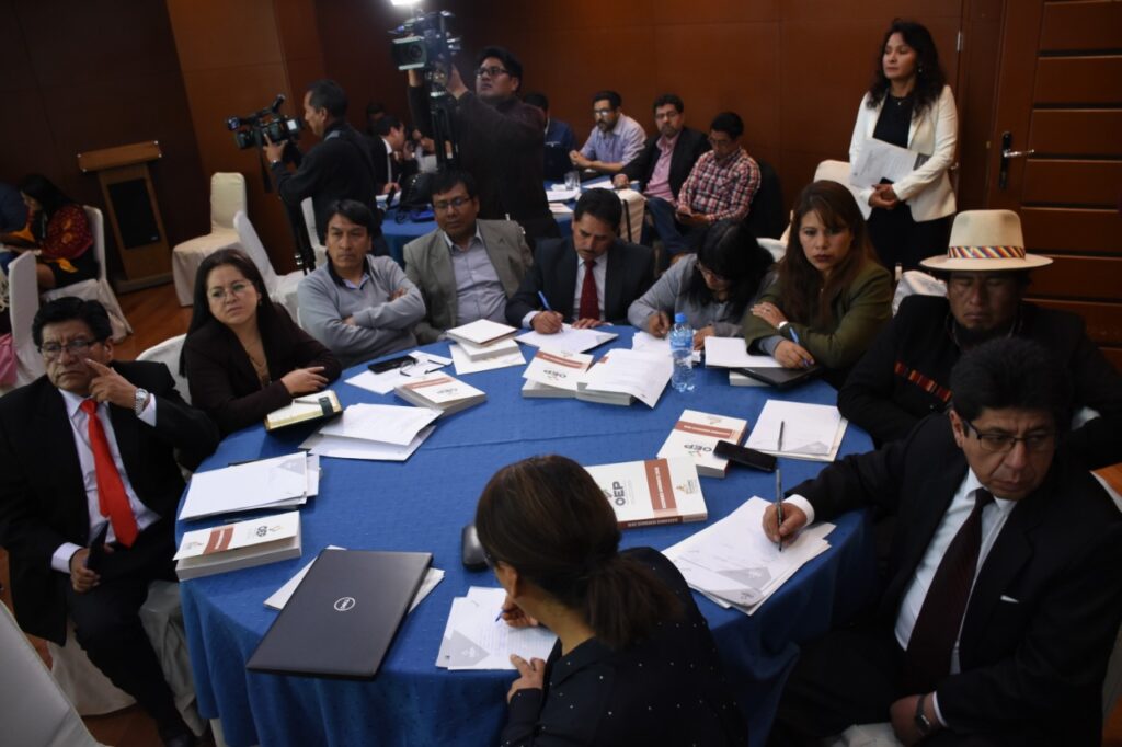 TSE se compromete a impulsar procesos electorales “limpios”; Gobierno asegura pacificación 1 Foto 2 reunion oep 271219 4