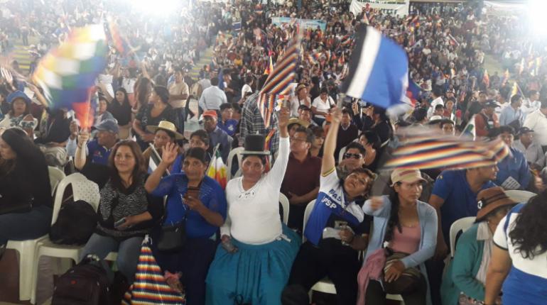 Camacho, Mesa, Pumari y el candidato del MAS, con todo listo para la batalla presidencial 2 MAS
