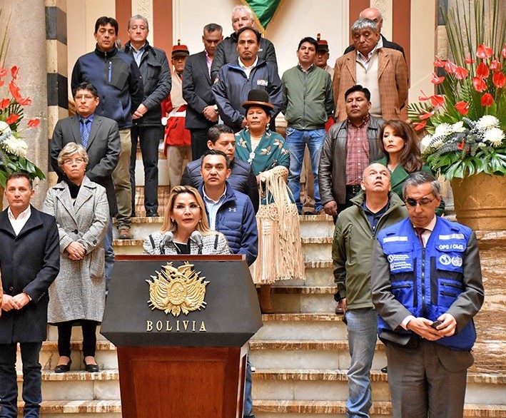COVID-19: reactivación de economía y elecciones, las batallas de Jeanine 5 1 1