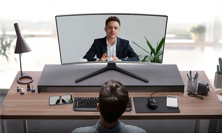 conexion monitor y cel