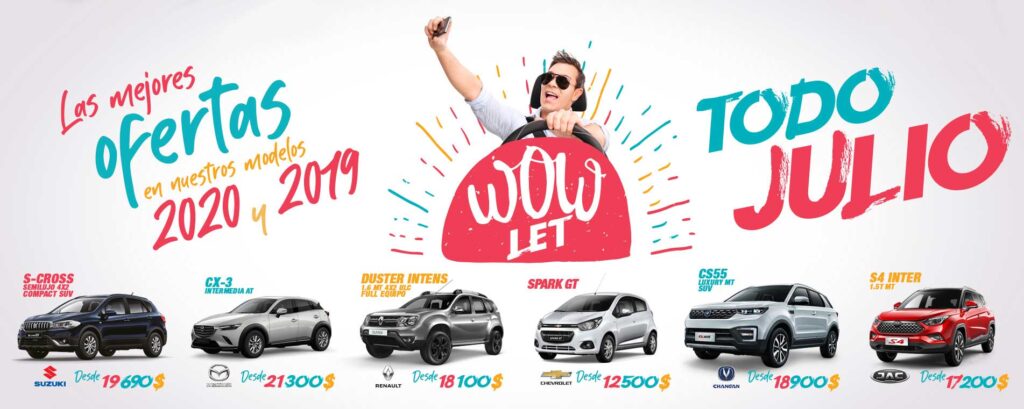 Imcruz, con descuentos de hasta de 2.000 dólares en vehículos '0' Km 1 Wowlet