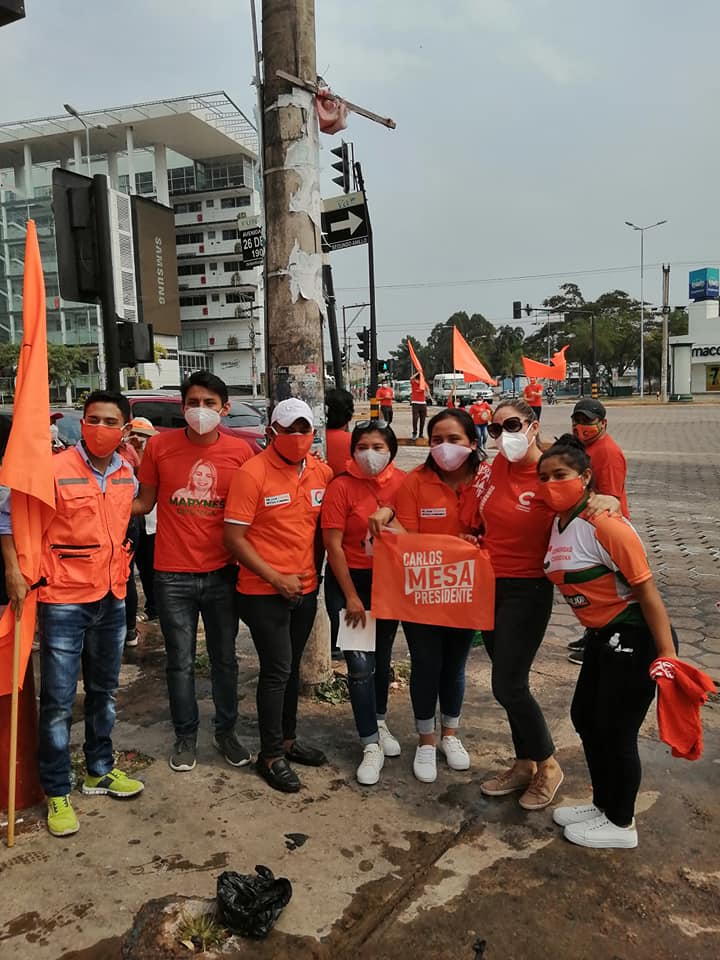 Gustavo Pedraza puso en marcha la campaña de CC en Santa Cruz 2 CC3