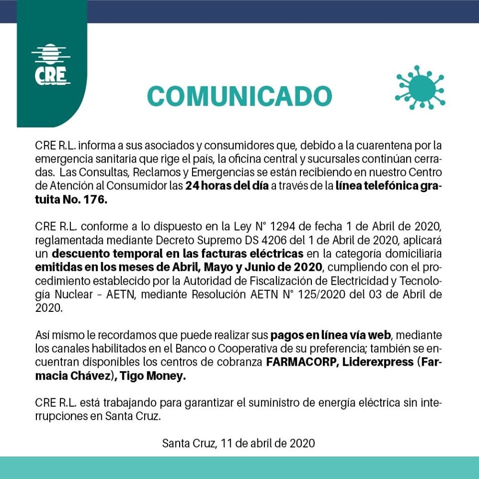 Facturas de luz la CRE aplicar descuentos a m s del 80 de