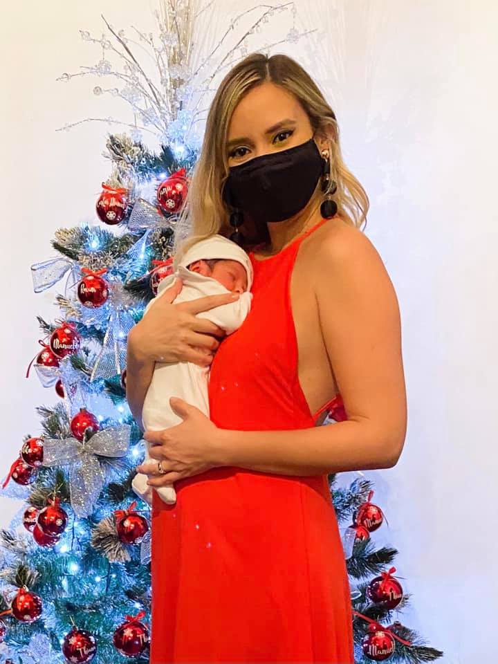 Roxana del Río, exreina del Carnaval: mamá Covid positivo, bebé Covid negativo 2 EXREINA 1