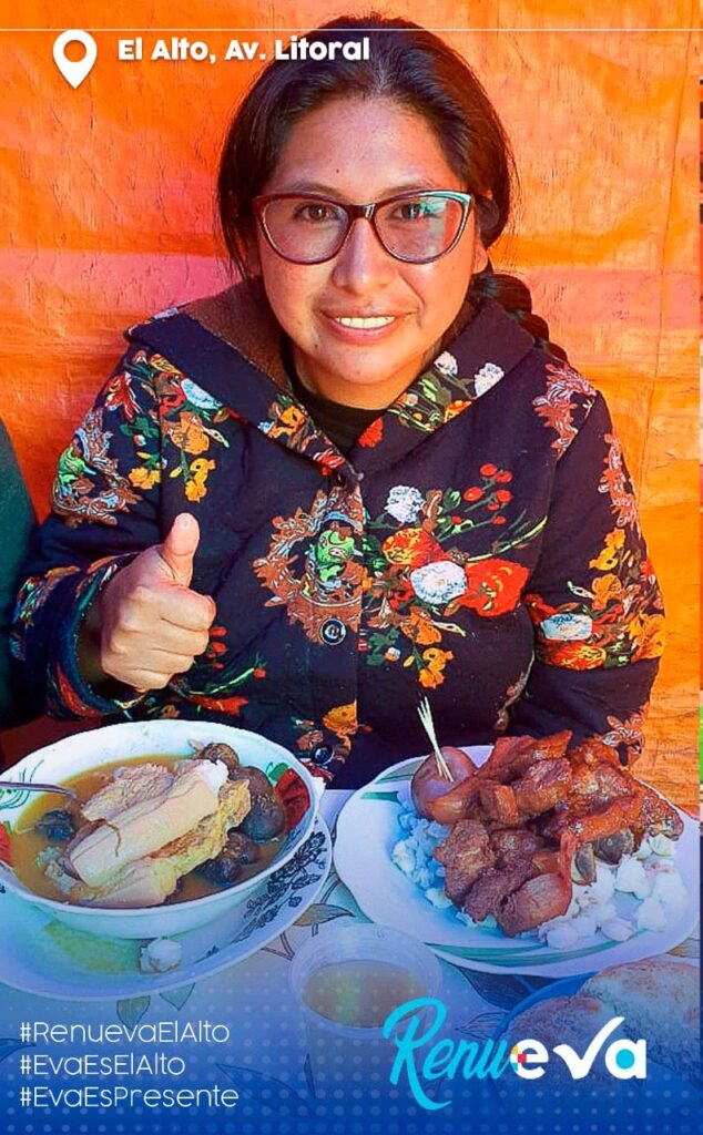 Eva Copa, una líder que no pudo subyugar la cúpula del MAS, en puertas de arrasar los votos en El Alto 1 EVA 3