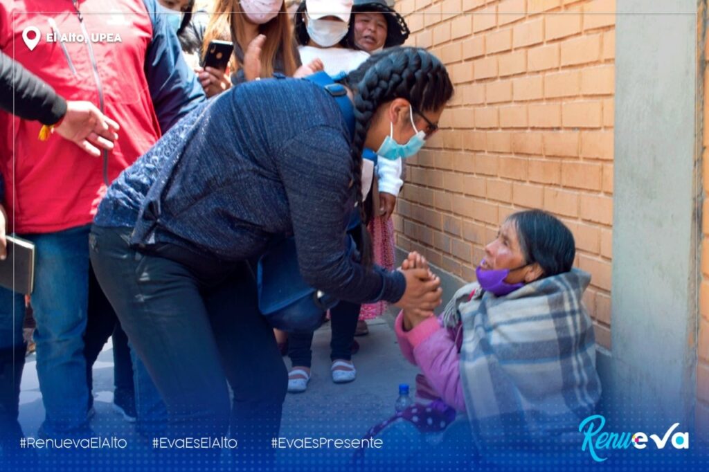 Eva Copa, una líder que no pudo subyugar la cúpula del MAS, en puertas de arrasar los votos en El Alto 2 EVA 4