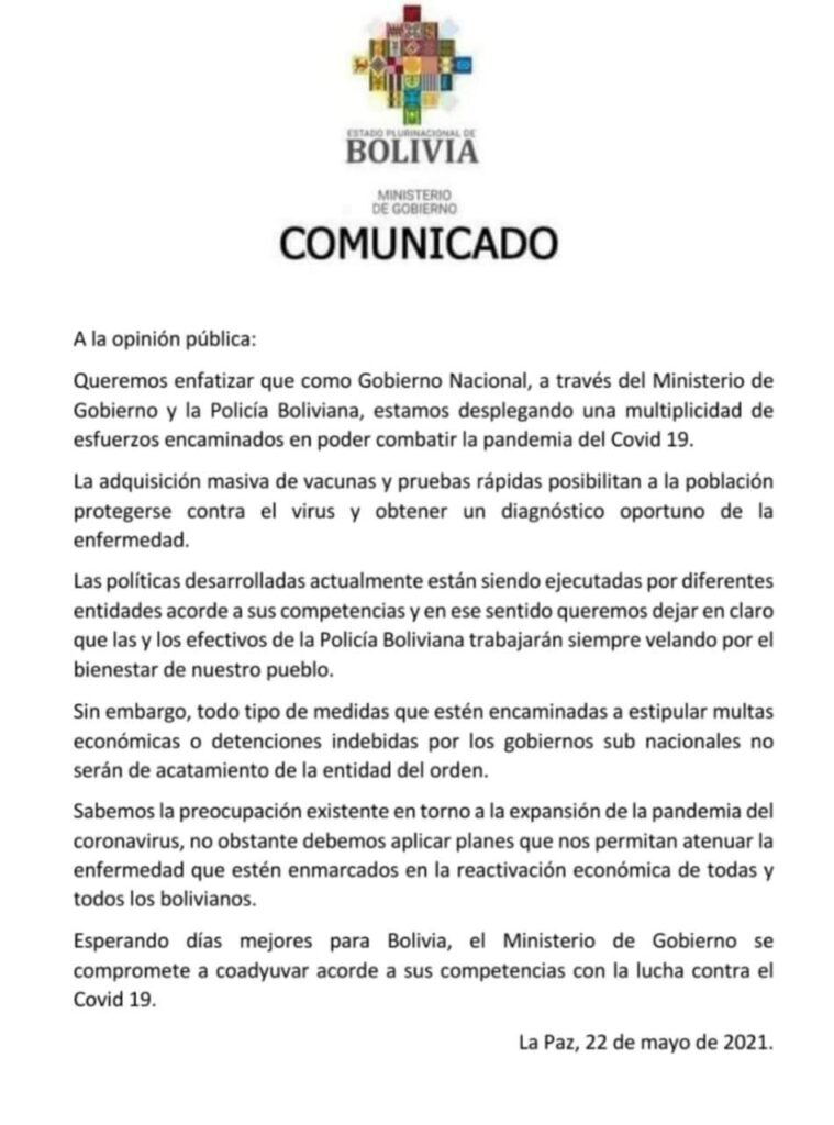 Gobierno desautoriza a la Policía ejecutar detenciones y sanciones a infractores de normas contra el Covid 19 1 poli