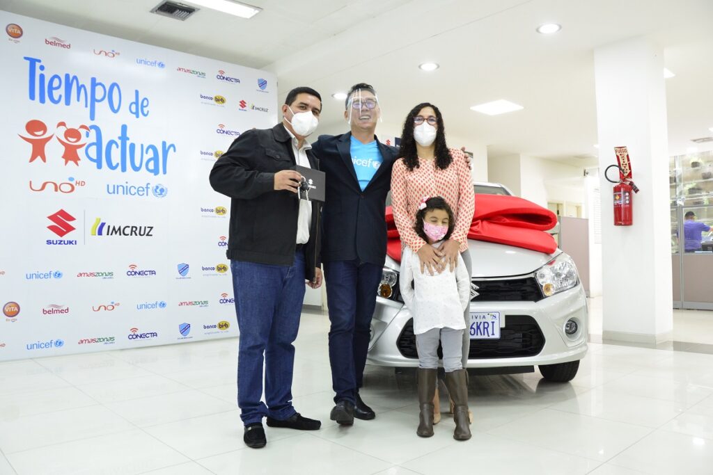 Imcruz entregó un Suzuki cero kilómetros a donante de la campaña ‘Tiempo de Actuar’ 1 auto 1