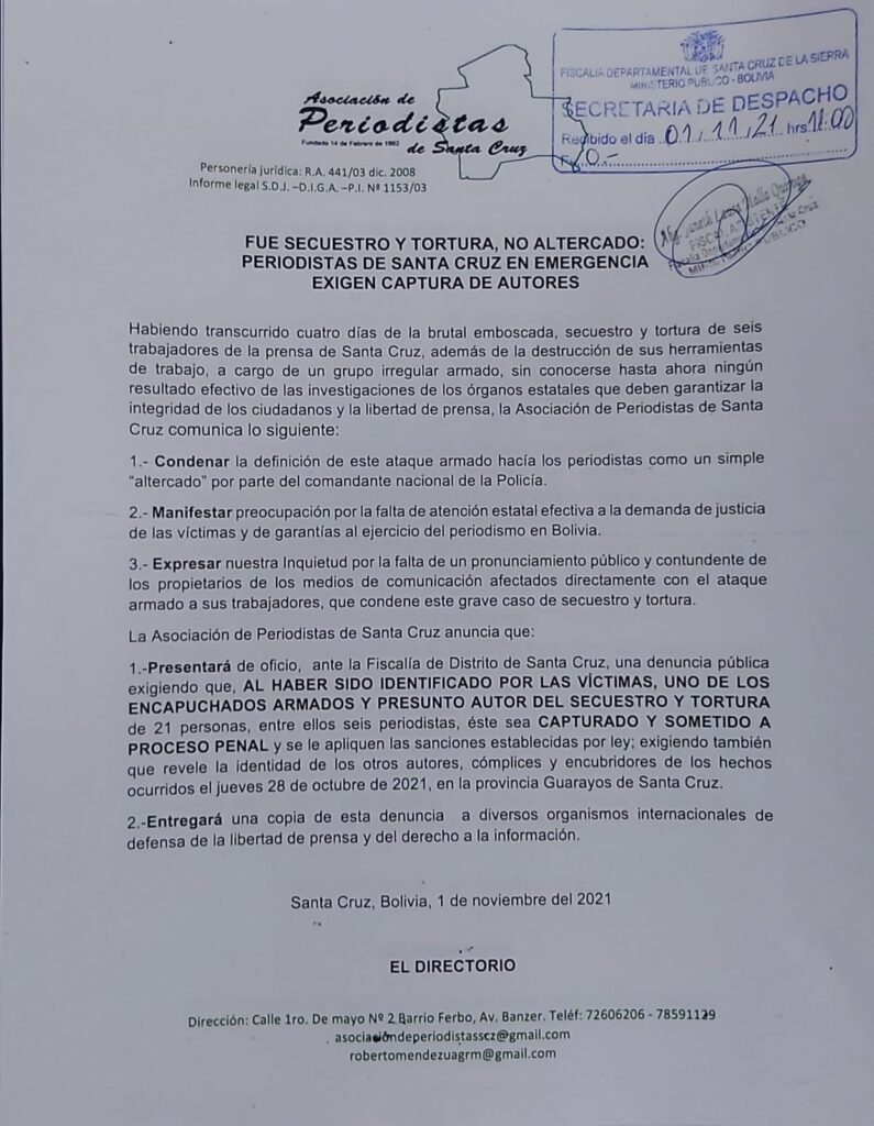 periodistas