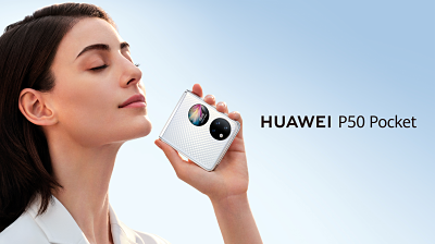 Huawei impone una nueva moda con el HUAWEI P50 Pocket 2 White 1 opt