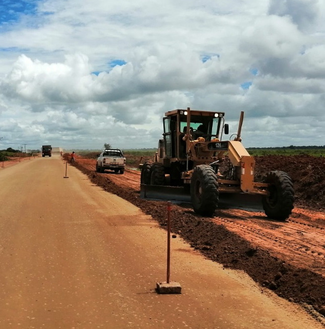 Obras de mejoramiento de la carretera a Okinawa registran avance del 40% 2 OBRAS 3
