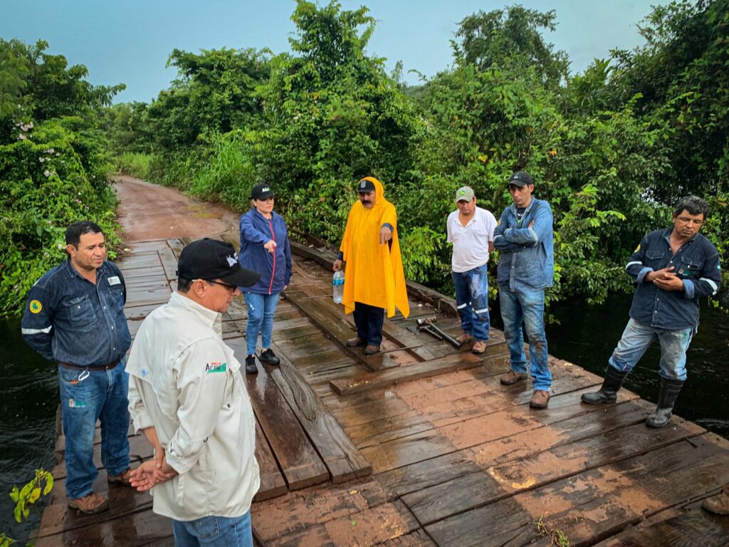 Puente Quichapó de San Ignacio de Velasco en mal estado por fuertes lluvias 1 PUENTE 2