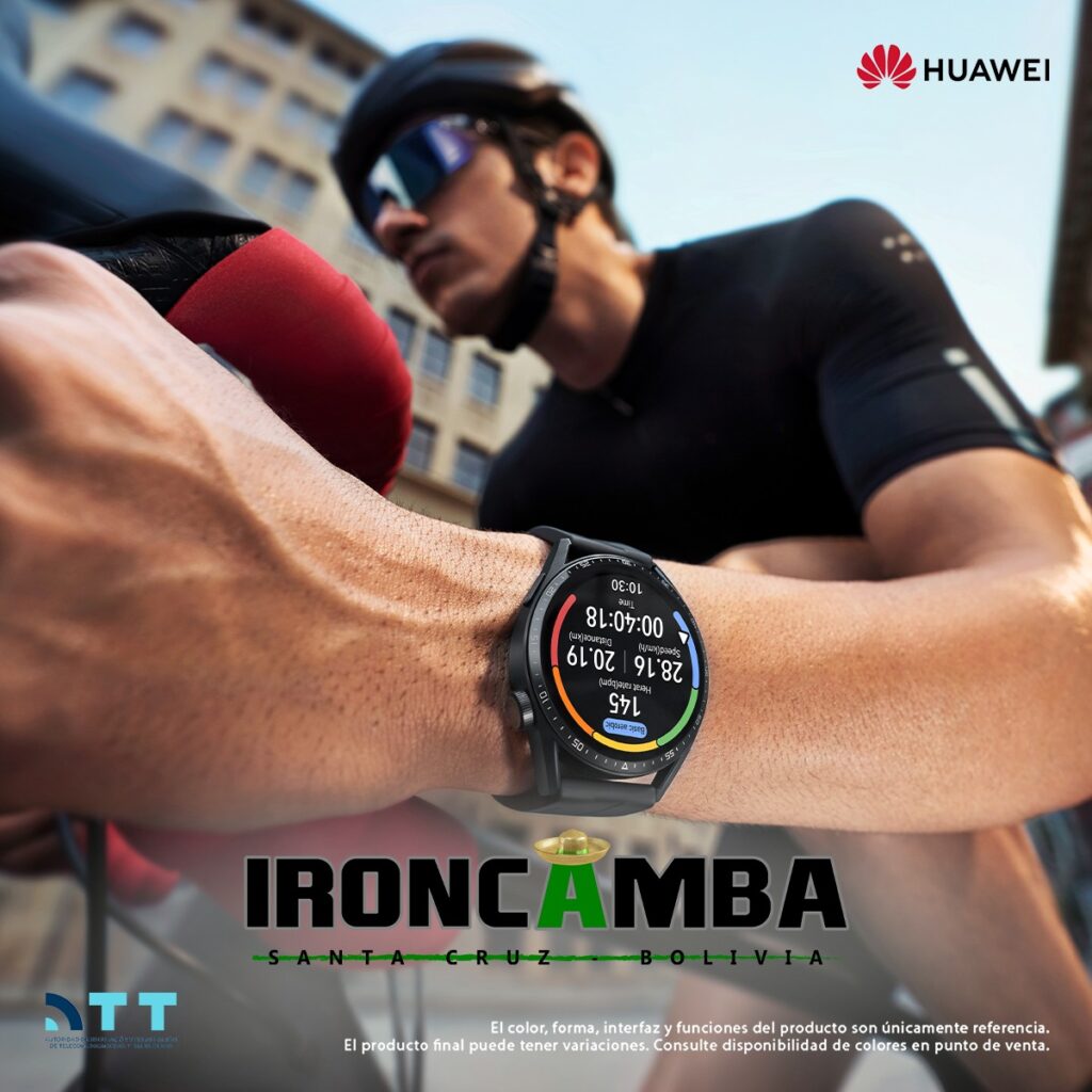 Huawei presente en la 5ta versión del triatlón más grande de Bolivia 1 RELOJ 1
