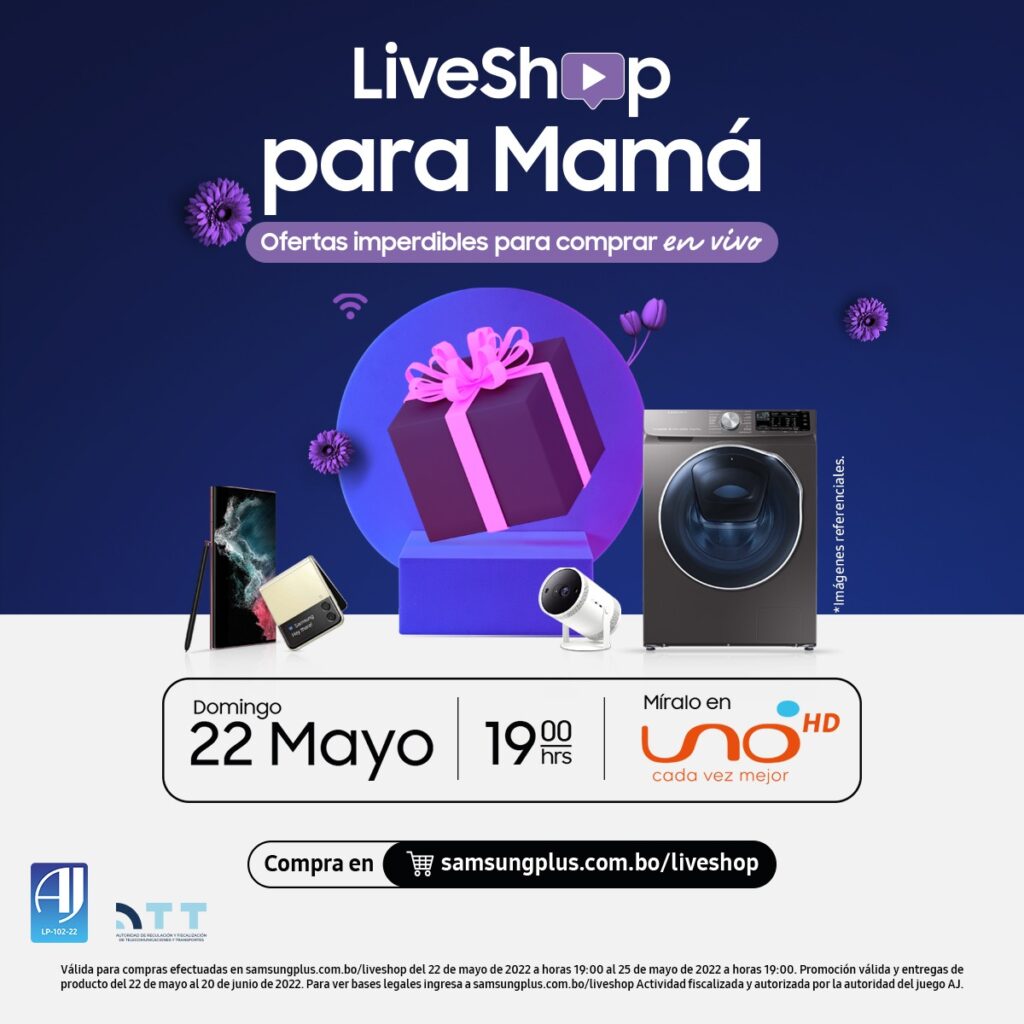 Samsung presenta el LiveShop para mamá con ofertas imperdibles 1 Samsung