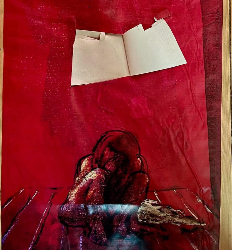 Pinturas de Ejti Stih que iban a ser exhibidas en Europa, “acuchilladas” por agentes antinarcóticos 2 PINTU ACU