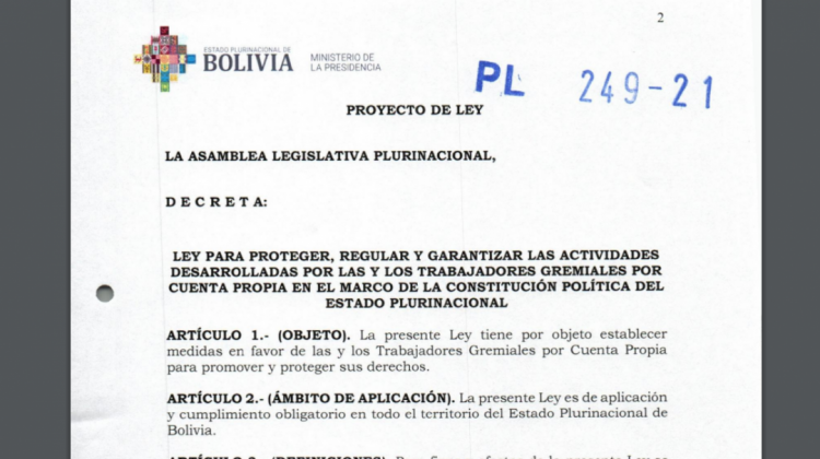 Diputada de CC asegura que el proyecto de ley de gremiales los incluye en el régimen tributario "persecutorio" 1 ley 1