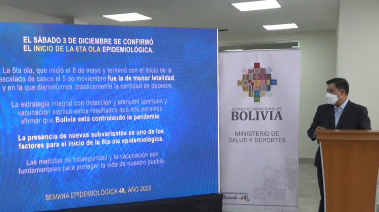 El Ministerio de Salud declara inicio de la sexta ola del covid por ...