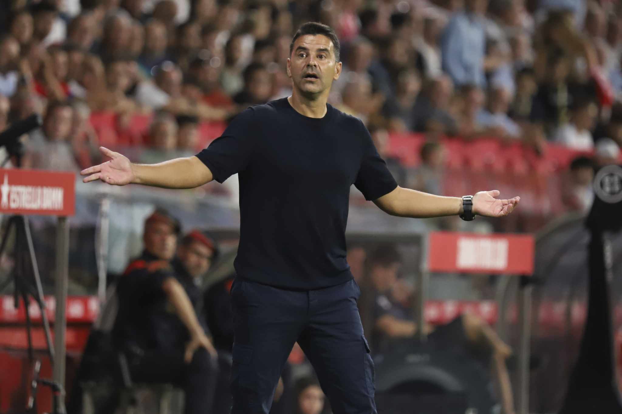 Míchel, actual entrenador del Girona.