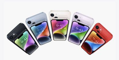 Apple apuesta de nuevo por la pantalla grande con el nuevo iPhone 14 y lanza su reloj más ambicioso 2 Nuevo modelo iPhone 14, presentado este miércoles.