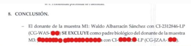 Segundo examen de ADN ratifica que Albarracín no es padre de la niña por la cual lo denunciaron 1 dictamen albarracin