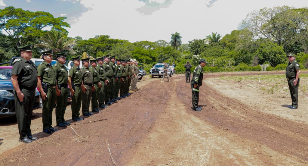 Gobernación inicia la construcción de un módulo policial para Cotoca 2 coto 3