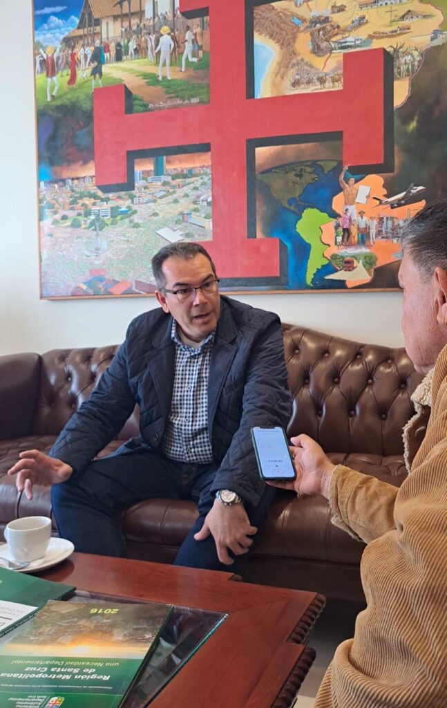 Mario Aguilera dice que no le quitan el sueño los ataques de Camacho: “Han buscado aislar a Santa Cruz del resto del país y dividir internamente” 1 MARION 3