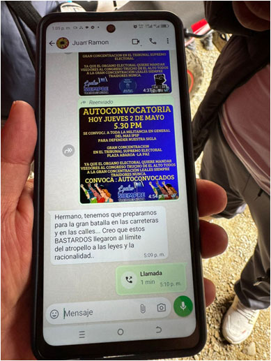 El Gobierno vincula a Quintana, Alanoca y Dockweiler con presuntos grupos de choque en El Alto 1 chat quintana