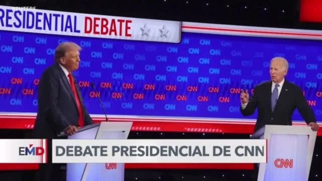 Biden y Trump, cara a cara en el debate presidencial de CNN Biden y Trump, cara a cara en el debate presidencial de CNN