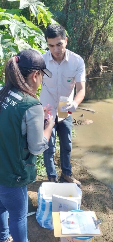 Gobernación inspecciona Planta de Tratamiento de Aguas Residuales El Hebrón de Camiri 1 CAMI 2