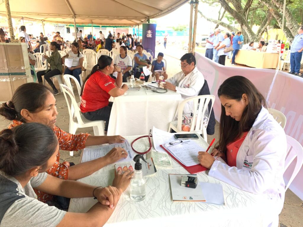 En la colonia japonesa San Juan, la Brigada Médica Solidaria de CRE realizó más de 1.250 prestaciones gratuitas 1 JAPON 2