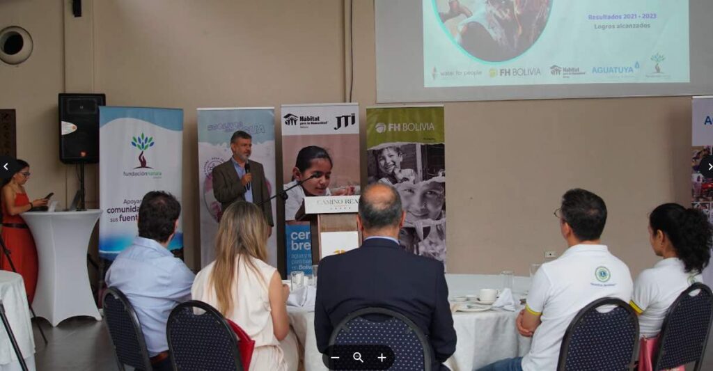 El Consorcio Bolivia con Agua reafirma su compromiso con la seguridad hídrica en Bolivia 1 AGUA 2