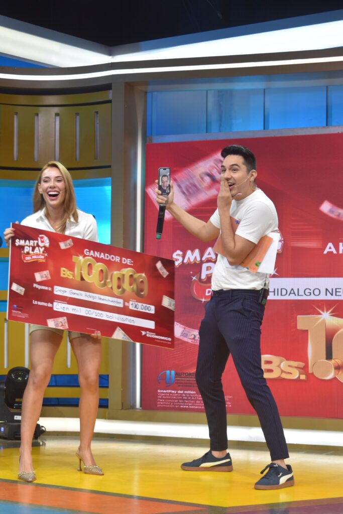 Gregor Hidalgo, de Sucre, es el nuevo ganador de Bs 100.000 en “SmartPlay” del Banco Económico 1 GANA 1