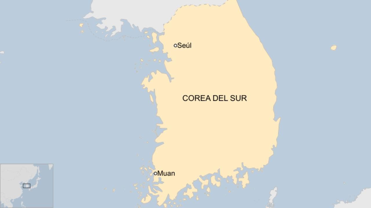 Al menos 167 muertos y dos sobrevivientes en uno de los peores accidentes de avión de la historia de Corea del Sur 1 Map