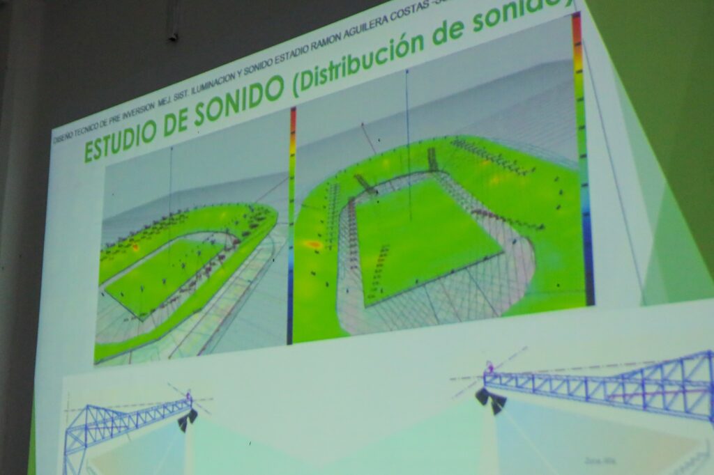 Gobernador se reúne con representantes de la FBF y la Conmebol para coordinar trabajos en el ‘Tahuichi’ 1 futbol 2