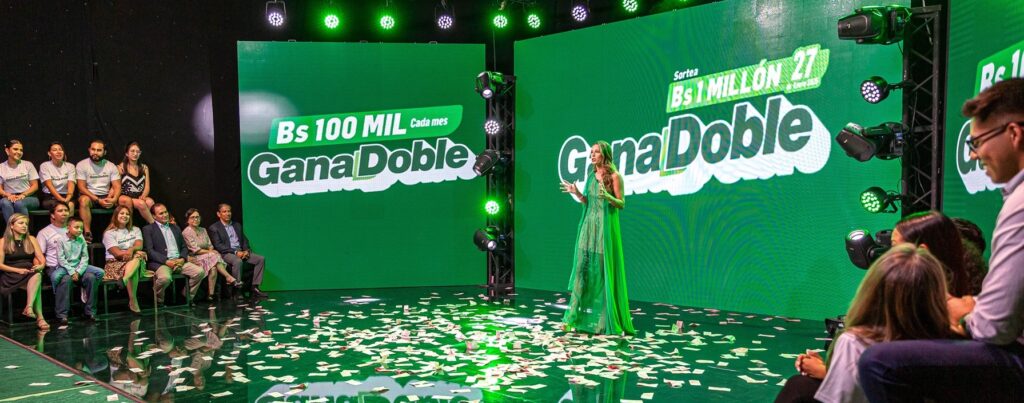 El GanaDoble del Banco Ganadero hace millonaria a una cliente en Santa Cruz 1 SOTEO EN VIVO