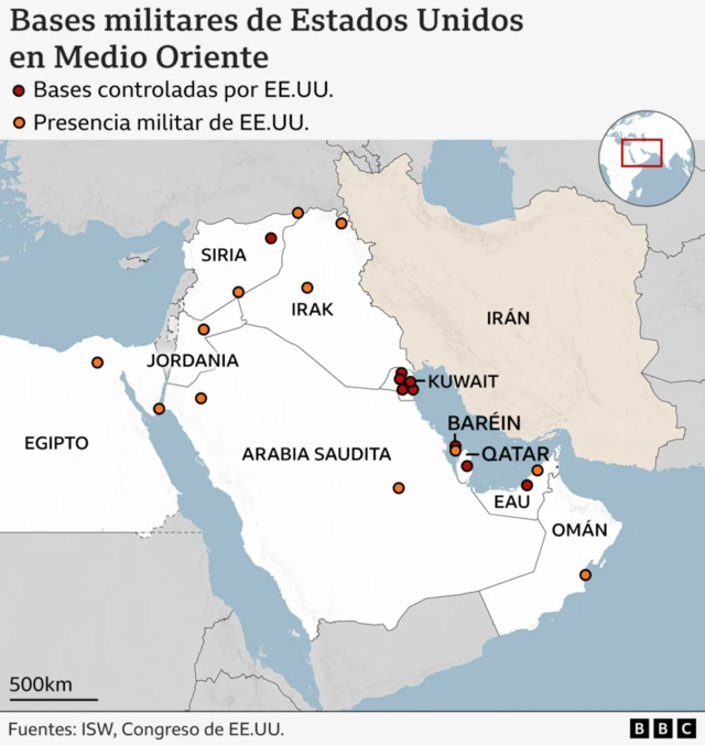Irán lanza misiles contra la base militar de EEUU en Qatar en respuesta al ataque a sus instalaciones nucleares 2 Gráfico