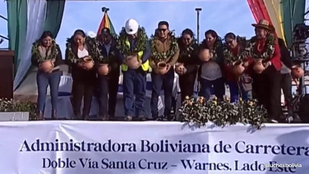 Inician la construcción de la doble vía Santa Cruz – Warnes, beneficiará a más de 1,7 millones de habitantes 1 Obras