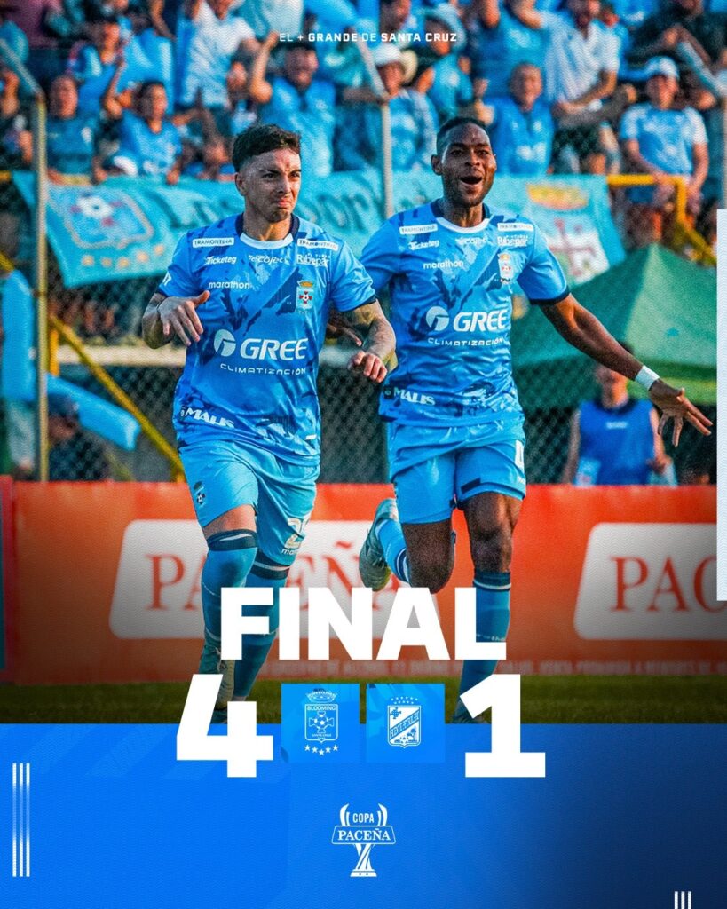 Blooming golea a Oriente y alarga su hegemonía en el clásico cruceño 1 GOL 3