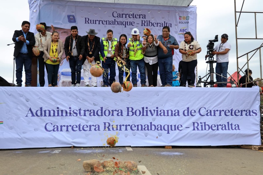 Luis Arce inaugura carretera Rurrenabaque – Riberalta, una conexión clave para el norte del país 1 Via 2