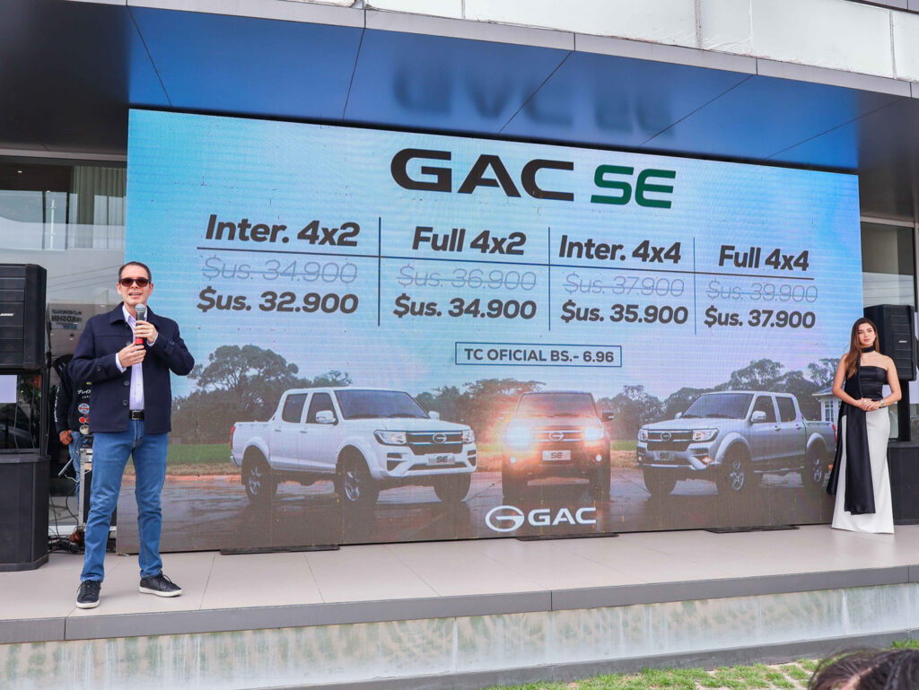 Grupo Roda presentó la primera camioneta GAC en Bolivia, la GAC SE 3 CAMIO 4