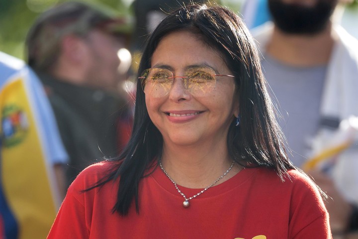 Delcy Rodriguez fue proclamada presidenta de Venezuela. Foto EFE, archivo