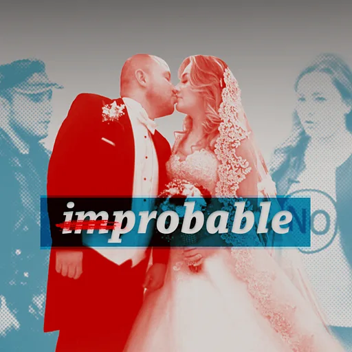 Trump dice que EE.UU. ha detenido al presidente Nicolás Maduro tras un ataque "a gran escala" en Venezuela 1 Logo del podcast Improbable sobre una foto de boda de una pareja