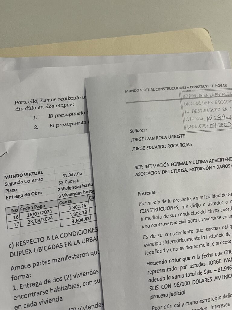 Denuncian posibles irregularidades en proyectos inmobiliarios y exponen casos de presuntas víctimas del crédito directo 1 IMG 2235