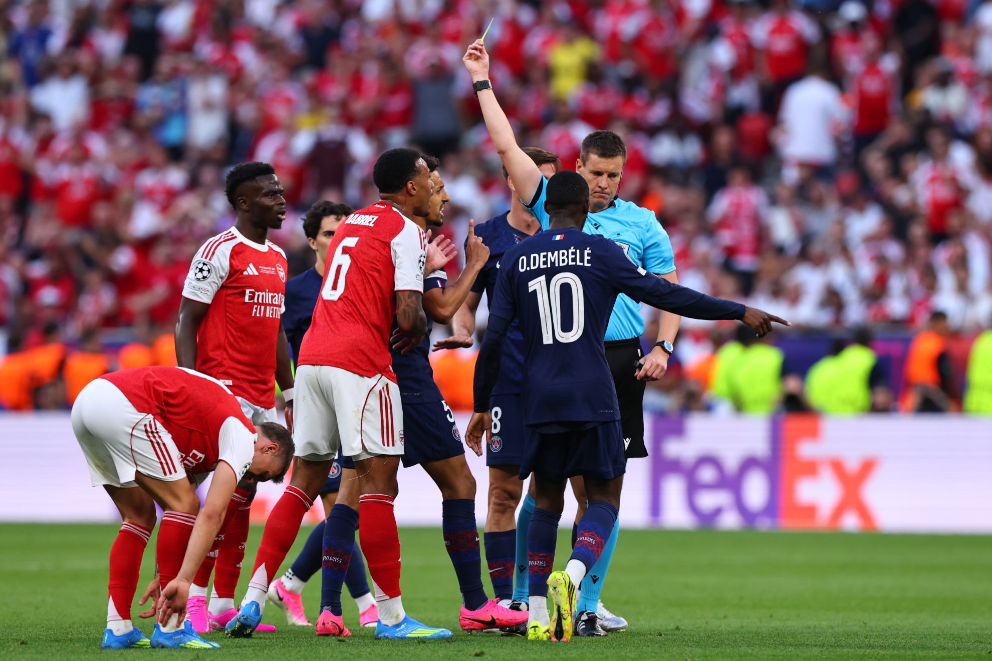 Daniel Siebert, durante la final de Champions League.