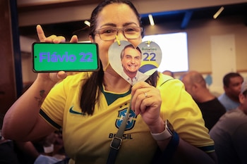 Bolsonaro consiguió más de 55 millones de votos este domingo (REUTERS/Tita Barros)